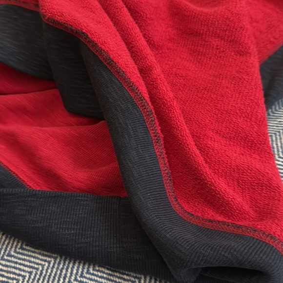 Rag and bone red and navy sweatshirt perfect condition! - Picture 4 of 4